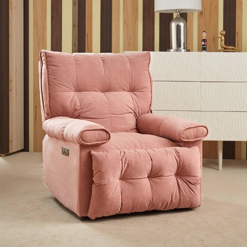 家用云朵沙发单人按摩椅小户型电动可坐可躺多功能旋转懒人沙发椅