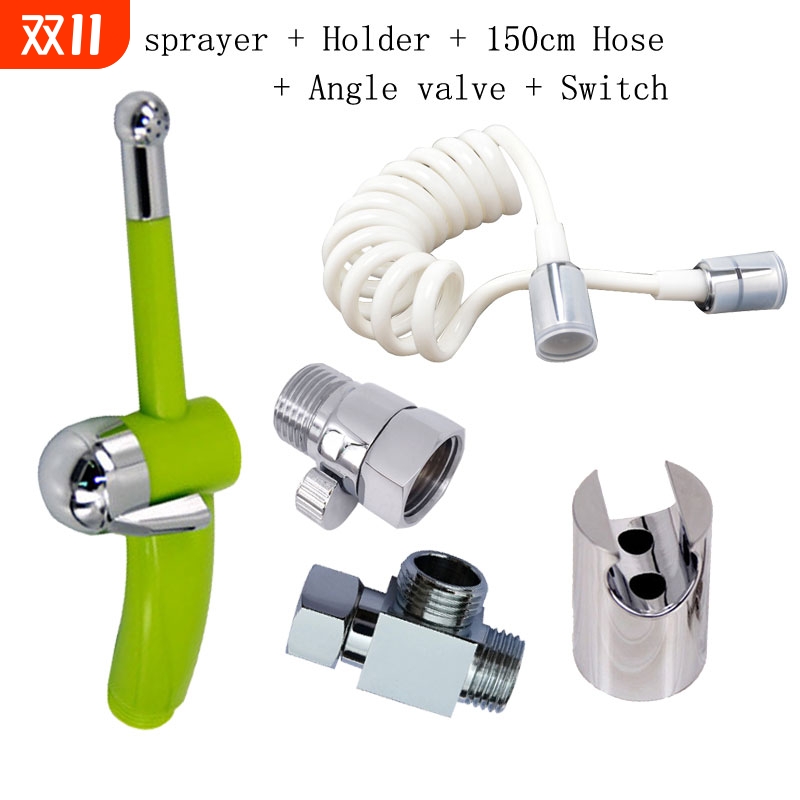 冷热马桶喷枪伴侣厕所阴肛冲洗妇洗器喷头洗屁股神器清洗器角阀