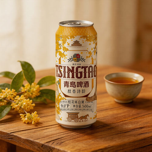 青岛桂香诗韵桂花白啤送礼自饮