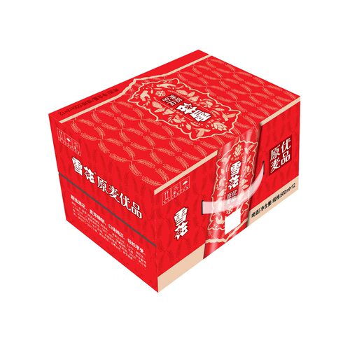 雪花原麦优品500ml*12罐整箱装