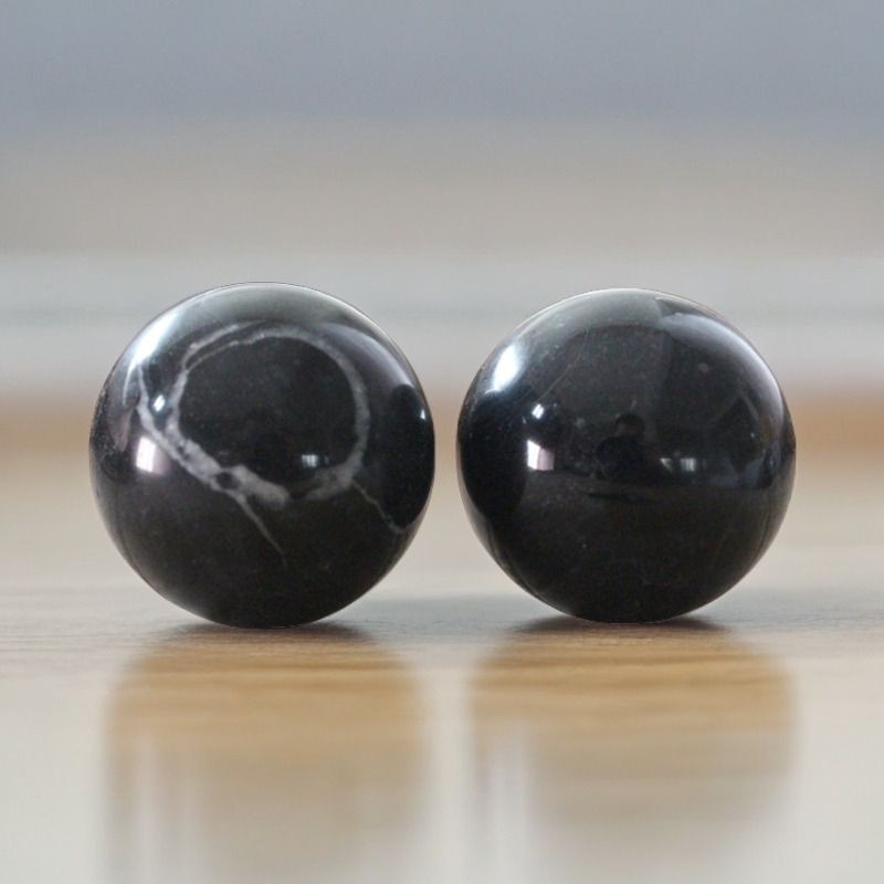 握力器手指康复训练器手老人天然玉石保健球按摩健身球儿童康复球