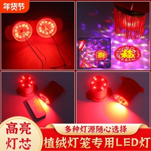 2026过新年高亮大红灯笼伴侣专用灯智能感光遥控电池灯春节投影灯