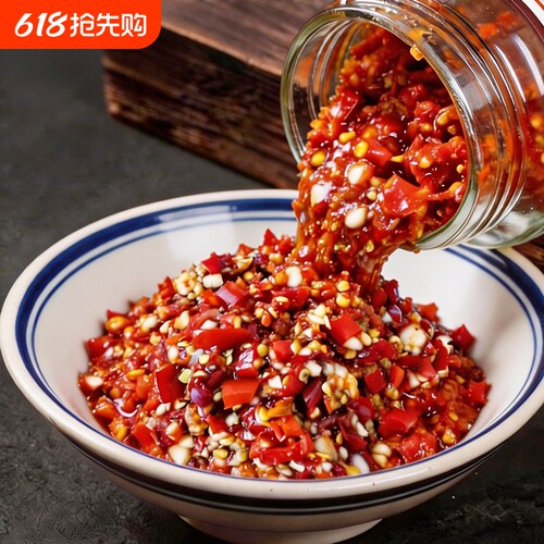 湖南特产特辣蒜蓉辣椒酱
