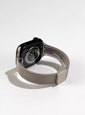 适用于苹果手表applewatchS10/11小蛮腰细款米兰尼斯细表带iwatch9/8/7/6高级金属不锈钢表带2026年新配色