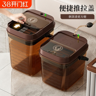 茶桶茶渣桶家用p茶水桶茶台废水桶茶盘排水桶茶具配件排水管泡茶