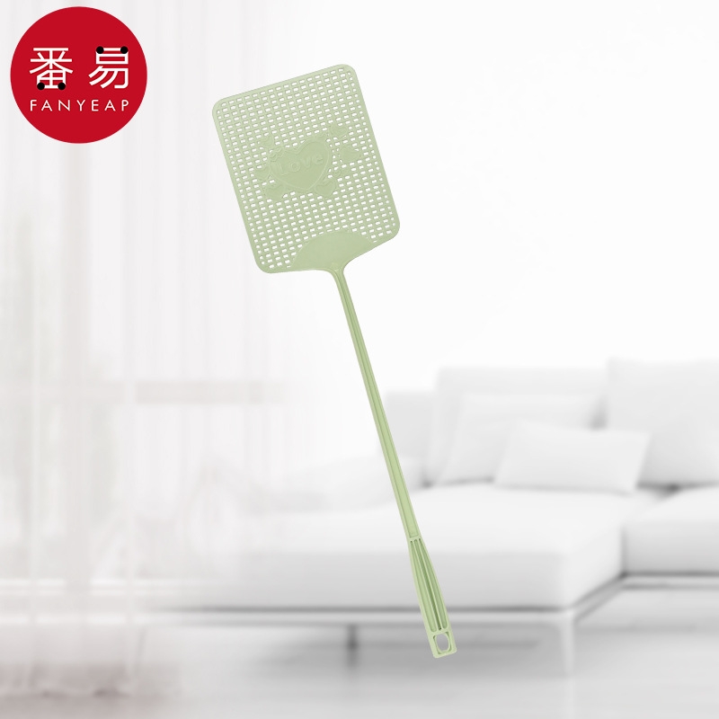 苍蝇拍AB1sn0-网面长柄打蚊子家用手动拍蚊虫苍蝇简约款拍子