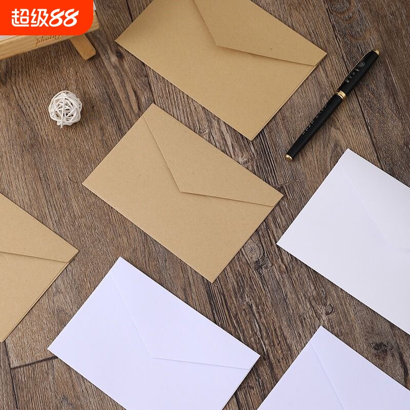 复古牛皮纸信封明信片卡片生日贺卡信封袋高级仪式感手写信情书中式ins信封信纸