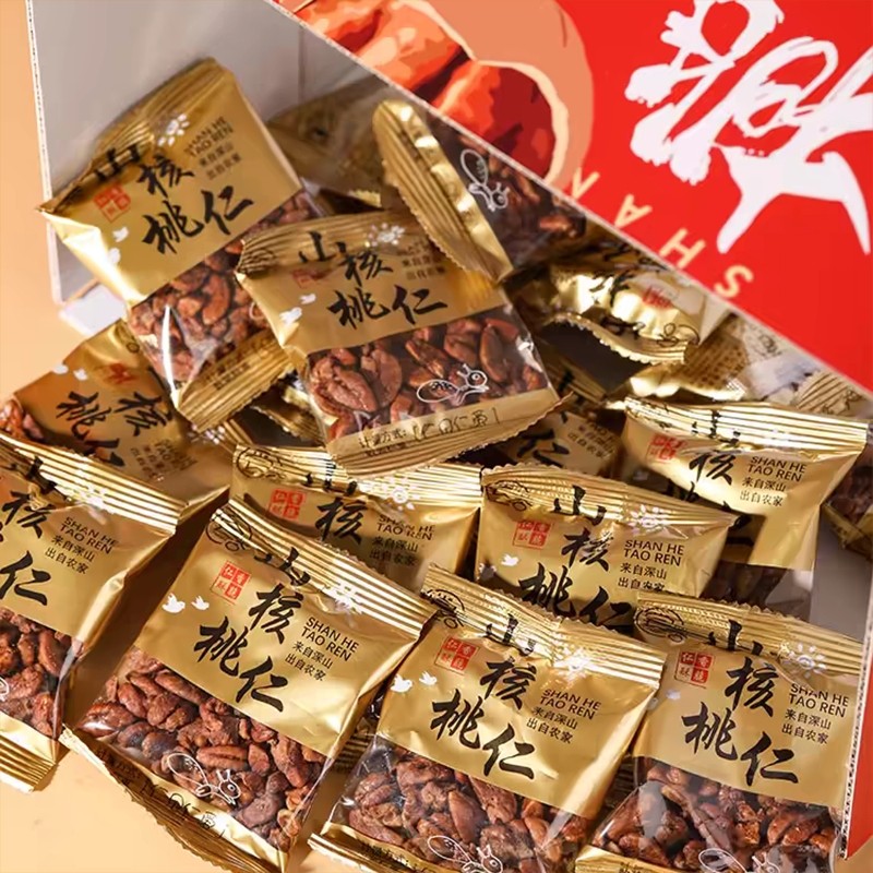 新货临安山核桃仁独立小包装净重天然小核桃仁每日坚果休闲零食