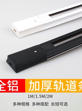 两线铝led轨道射灯轨道条
