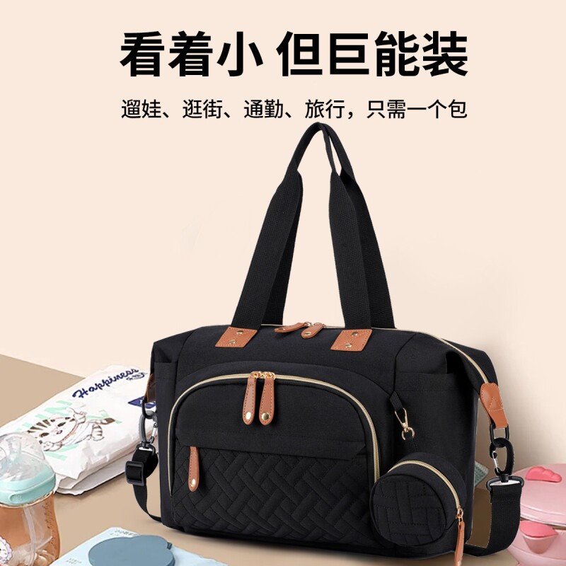 工厂直供多功能妈咪包大容量外出轻便高颜值时尚出门母婴包跨境