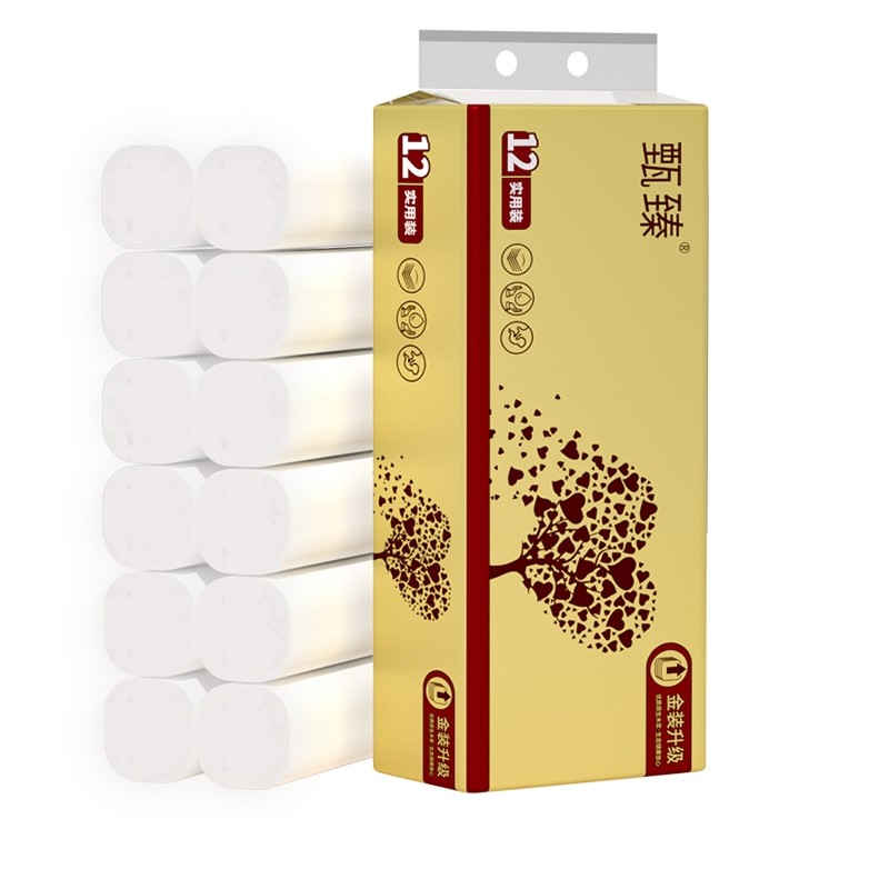 甄臻加厚加大卷筒卫生纸