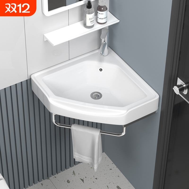 三角形陶瓷洗手盆|超4000次加购