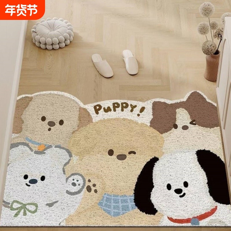 可裁剪门口门垫丝圈卡通入户门地垫新款进门防滑脚垫客厅入门地毯,居家布艺,入户地垫,淘宝优惠券,粉丝福利购,淘宝优惠卷
