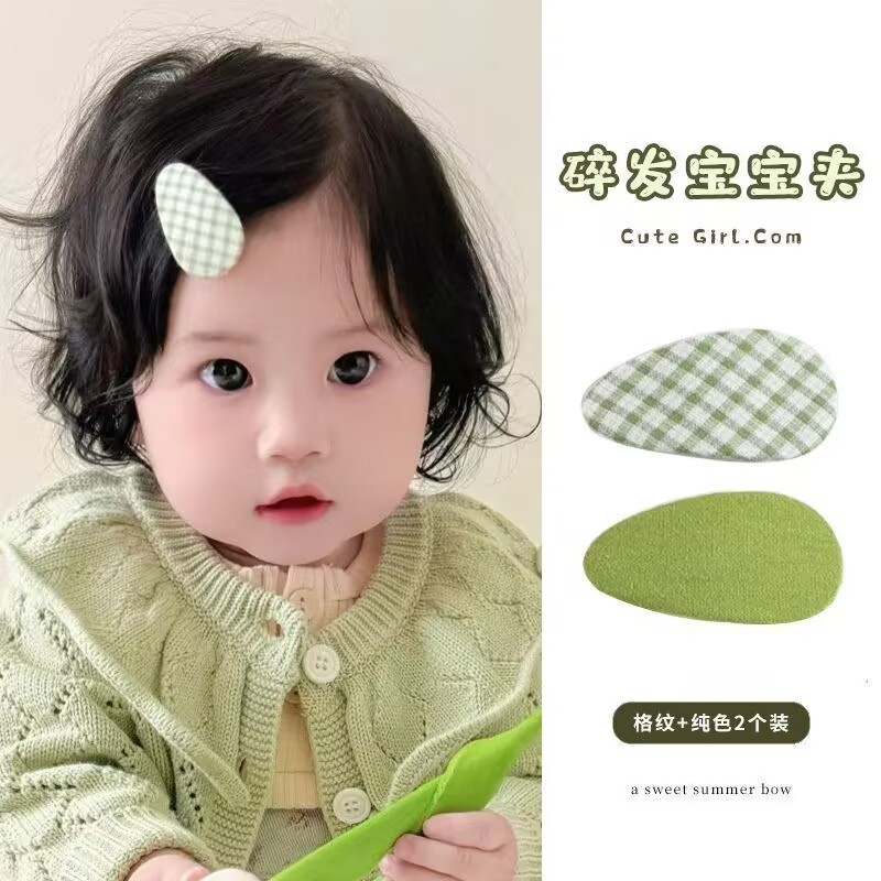 婴儿发夹宝宝儿童bb夹不伤发前额刘海固定夹碎发夹鸭嘴夹小号发饰