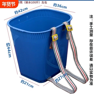 塑料背篼不漏水成人胶背篓仿竹编背筐采蘑菇赶集买菜背粮水果背兜