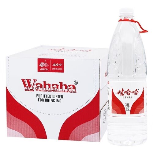 娃哈哈纯净水饮用水1.5升/5.5L桶装大桶水家庭用水非矿泉水瓶装