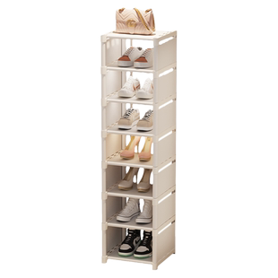 鞋架家用门口防尘鞋子收纳置物架窄高立式省空间多层简易鞋柜宿舍