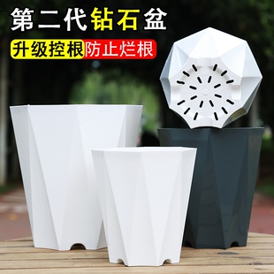 塑料花盆加厚耐用树脂龙血树龟背竹客厅特大号高款盆栽大口径室内