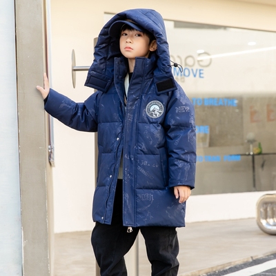 波伺登新款洋气儿童羽绒服男童