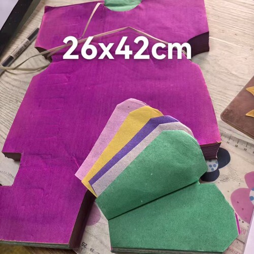 五色脚衣26*42CM300张