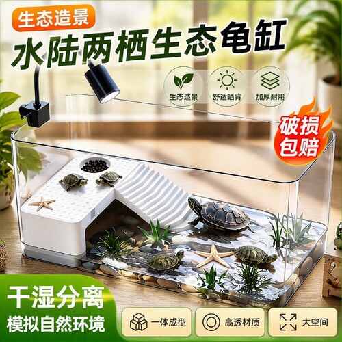 新款水陆两栖饲养缸|千人加购