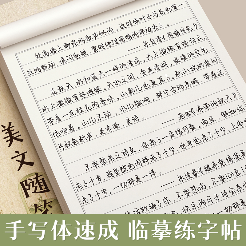 行楷字帖手写体成人练字临摹套装