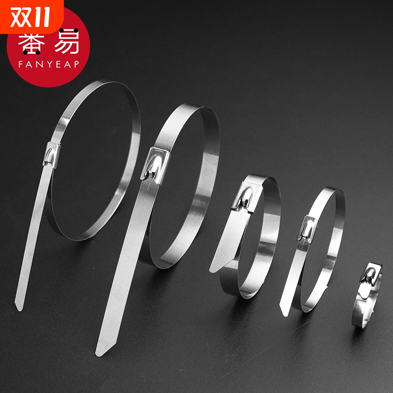 扎带/不锈钢A1vq0-自锁式金属带户外耐用耐高温扎带不锈钢绑带