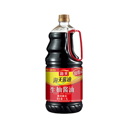 海天生抽酱油1.9L大桶装
