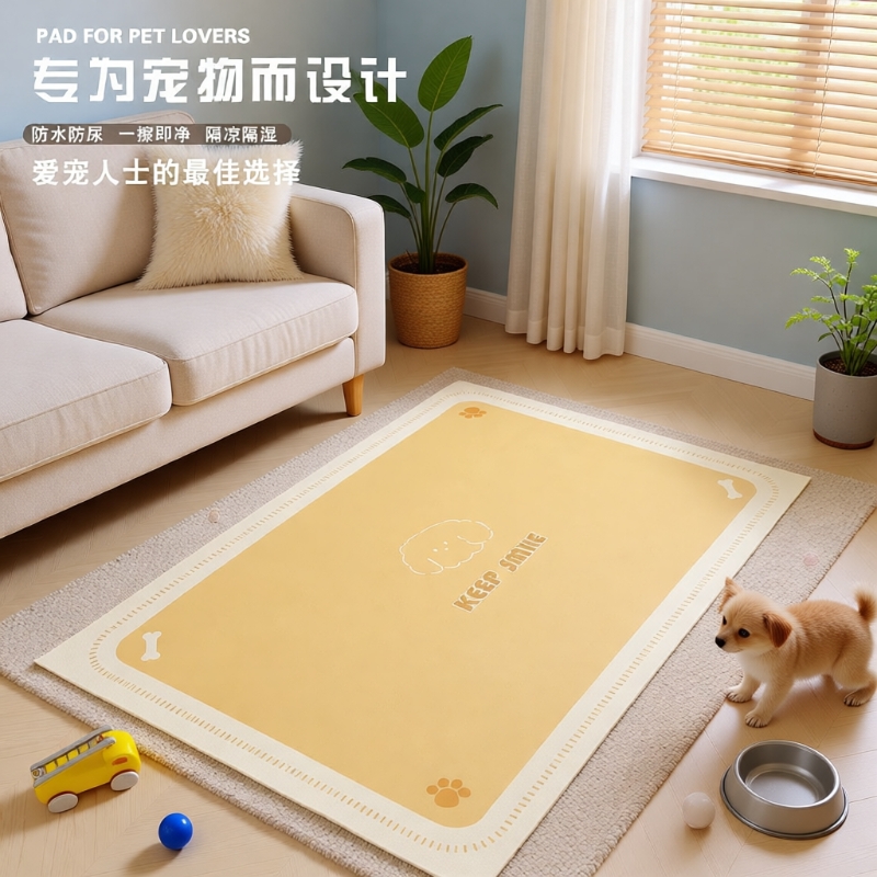 宠物地垫pvc防水防尿专用猫咪餐垫狗狗睡垫防滑隔凉垫可擦免洗
