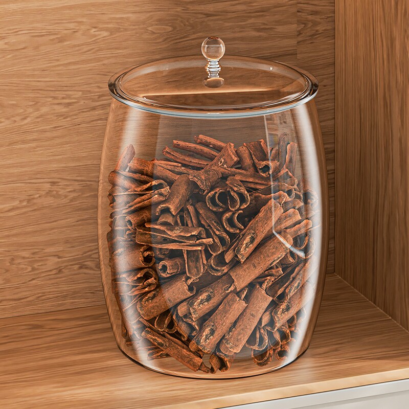 陈皮储存罐专用仿玻璃罐密封瓶食品级大容量茶叶罐陈皮储藏储物罐