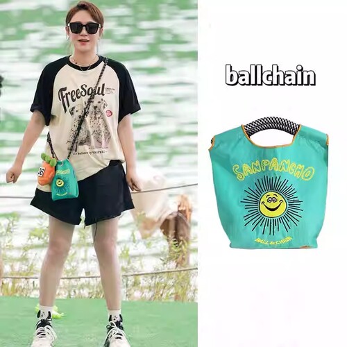 马丽同款防水环保刺绣迷你手机袋