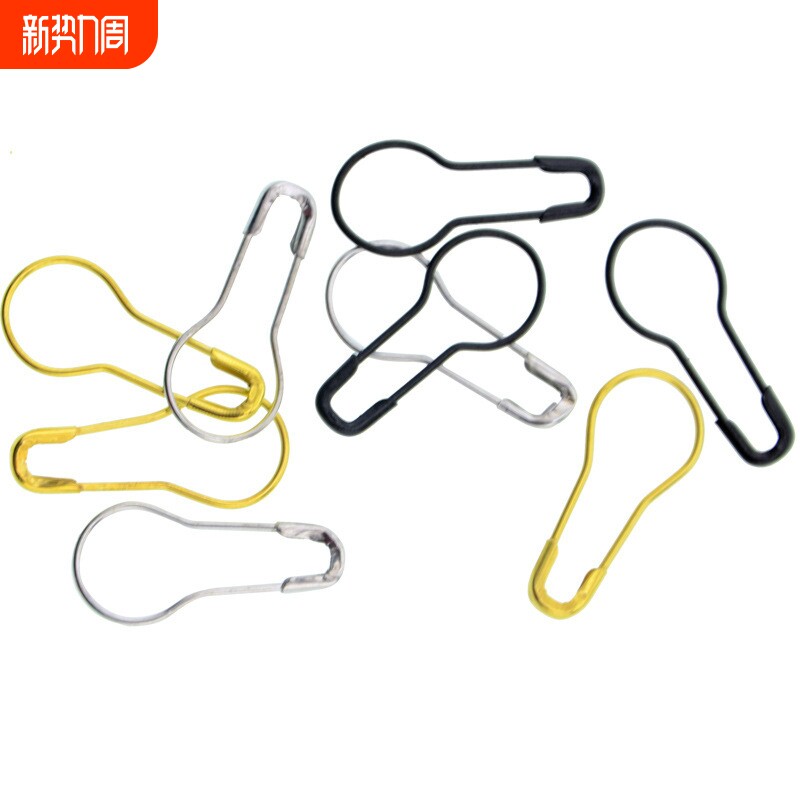 葫芦别针服装吊牌挂件扣针安全小号标签锁针黑色金属胸针固定衣服