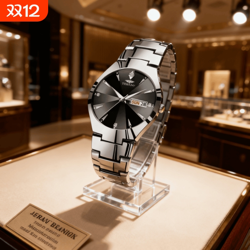 瑞士同款青少年初高中学生手表男款简约潮流全自动机械防水石英表