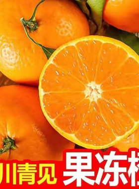 四川正宗晚熟青见果冻橙新鲜水果薄皮汁多现货甜橙子产地直发