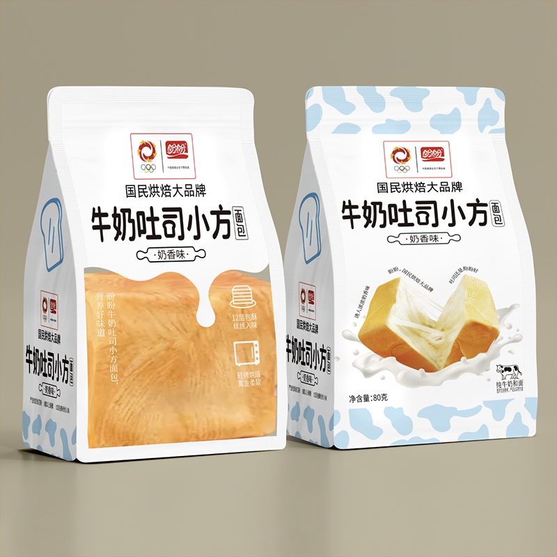 盼盼牛奶吐司小方面包充饥零食