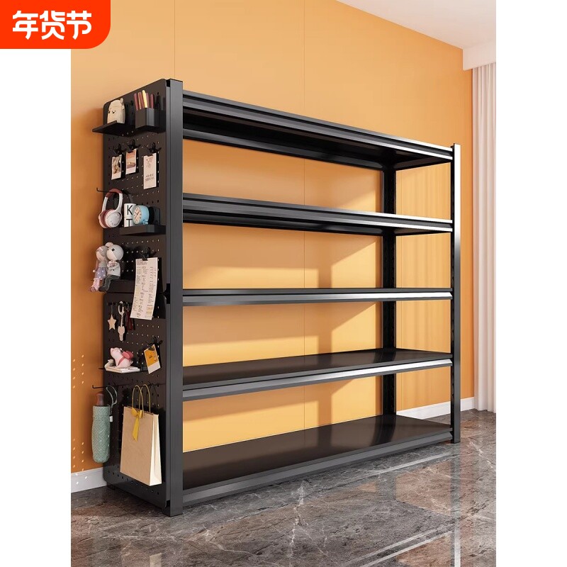 家用货架置物架多层收纳架阳台储物间仓库货架碳钢金属储物架子