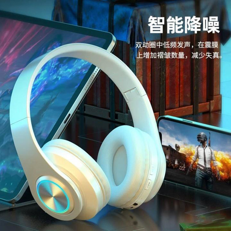 新款头戴式无线蓝牙运动电竞游戏耳机anc智能降噪原超长待机神usb