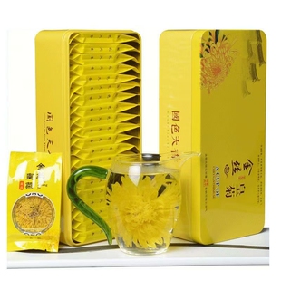 金丝皇菊大朵正宗菊花茶罐装特级高档一等品袋装