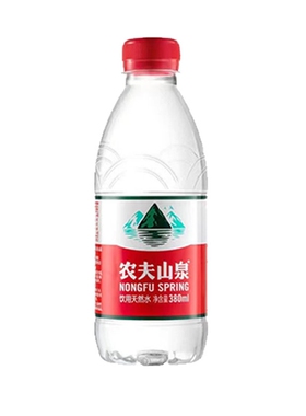 农夫山泉小红瓶天然饮用水  380ml*24瓶