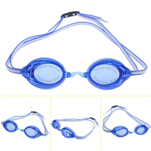 swim goggles 镀金赛镜 高清防雾电镀平光防水游泳跳水竞赛泳镜