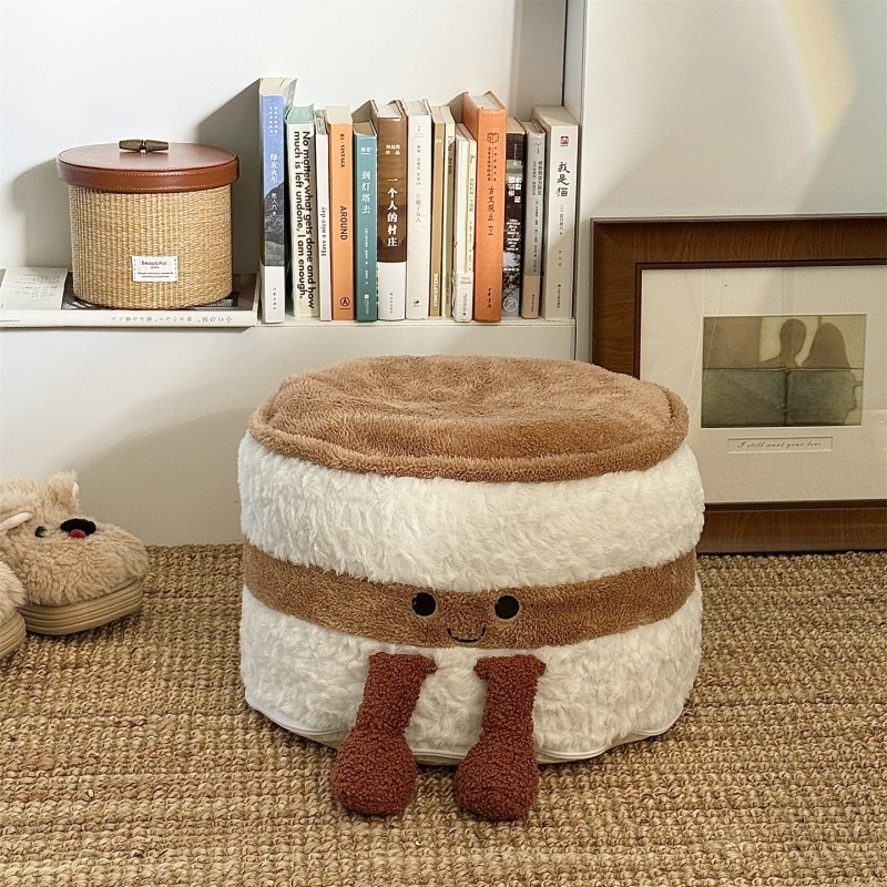 可爱面包坐墩客厅榻榻米蒲团可拆洗脚凳换鞋凳亲子民宿装饰凳子,居家布艺,蒲团,淘宝优惠券,粉丝福利购,淘宝优惠卷