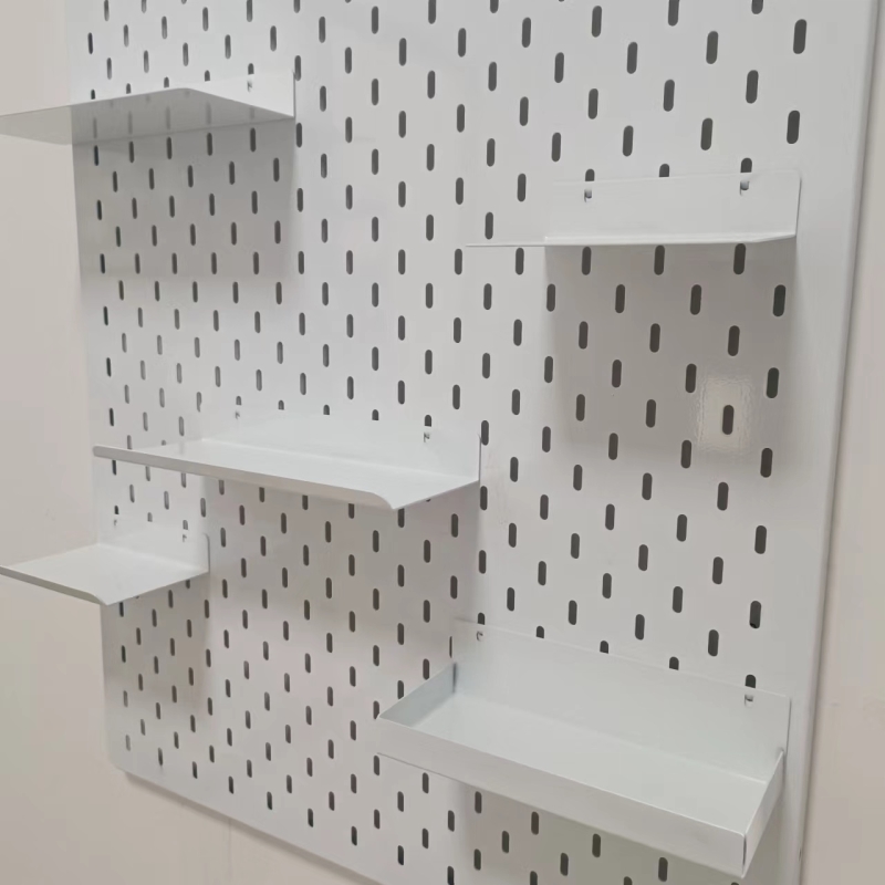 隔板置物架洞洞板配件适宜墙面层板墙壁金属桌上展示架工具架挂钩