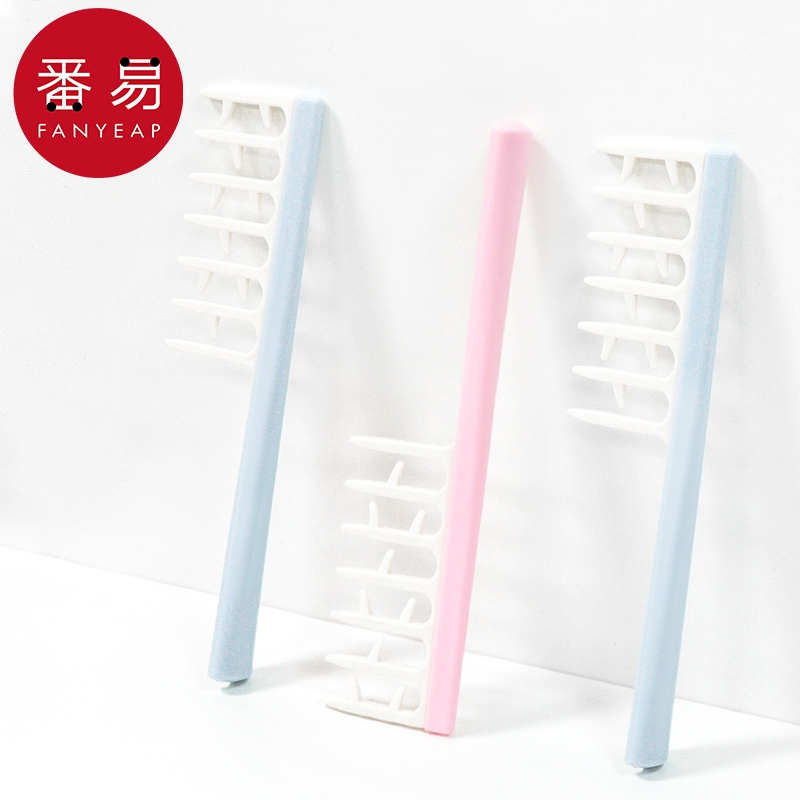 梳子/大齿B1PQ0-大齿卷发梳子发根梳发缝宽齿梳造型梳美发专用