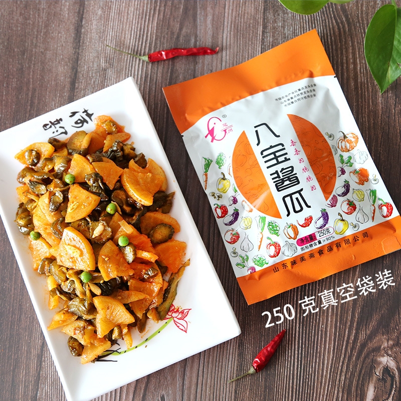 特产八宝酱瓜冠州味美斋酱黄瓜酸甜微辣泡菜下饭菜小咸菜代发