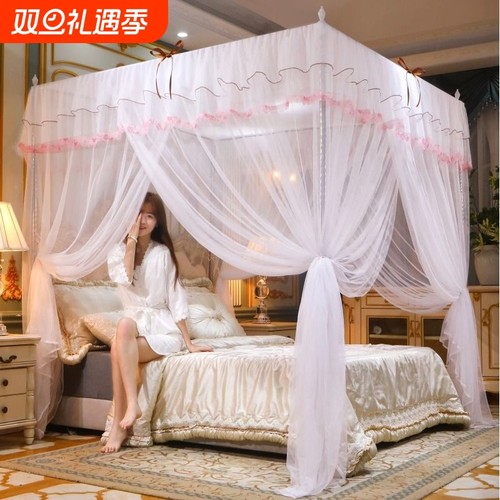 防蚊加厚宫廷蚊帐落地式2m