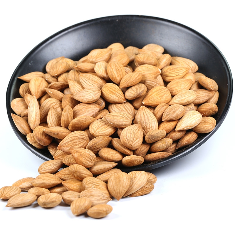 纯野生甜杏仁承德特产大扁南杏仁新鲜货生熟原味露露坚果零食500g