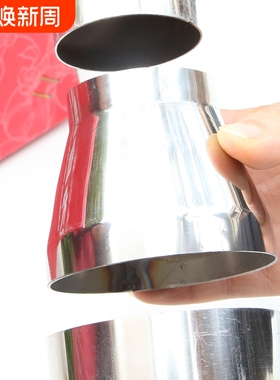 不锈钢大小头焊接同心钢管旗杆变径转换直通接头异径变头不绣钢