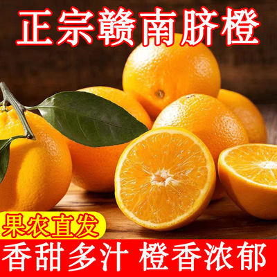 my正宗江西赣南脐橙新鲜橙子赣州当季水果整箱甜冰糖手剥橙现摘