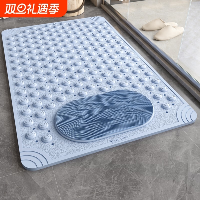 浴室防滑地垫卫浴洗澡间门口防摔脚垫浴缸卫生间淋浴房防水门垫子