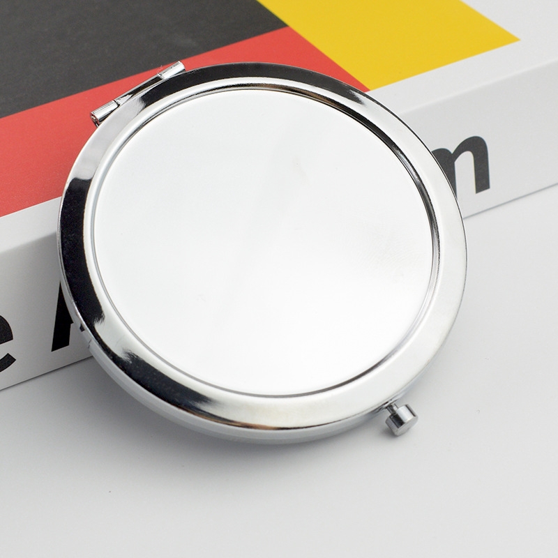 新款创意金属镜可折叠超薄小镜子